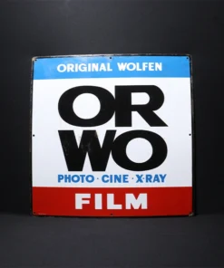 orwo advertising signboard front view