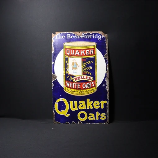 quaker oats advertising signboard front view