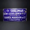 shalimar paint & varnish advertising signboard front view