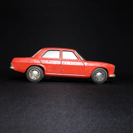 table tin toy car side view 4