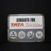 tata textile advertising signboard front view