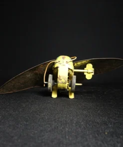 tin toy butterfly front view