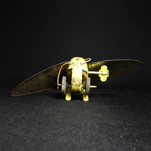 tin toy butterfly front view