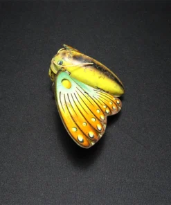 tin toy butterfly side view 2