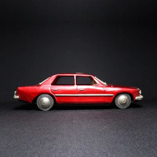 tin toy car III side view 4
