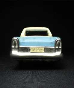 car tin toy V back view