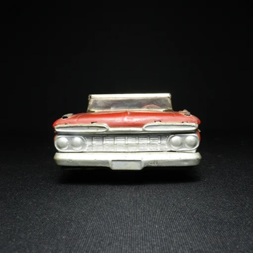 tin toy car VI front view