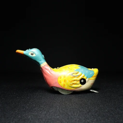 duck tin toy side view 2