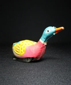 duck tin toy side view 3