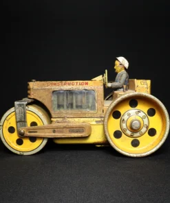 tin toy road roller side view 2