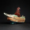 ship tin toy side view 1