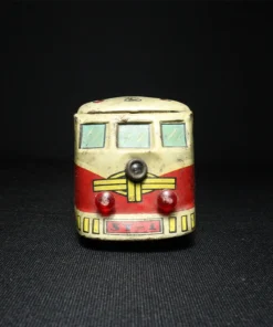 train tin toy front view