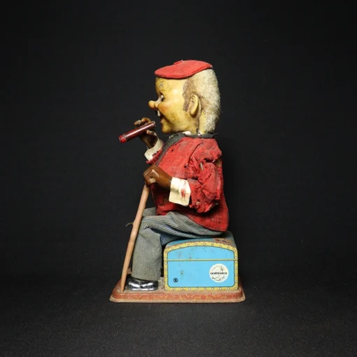 bar tender charlie tin toy side view 2