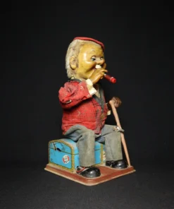 bar tender charlie tin toy side view 3
