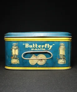 butterfly mantle tin box side view 2