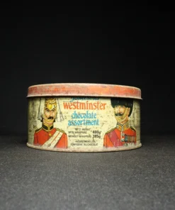 jamesons westminster chocolate assortment tin box side view 3