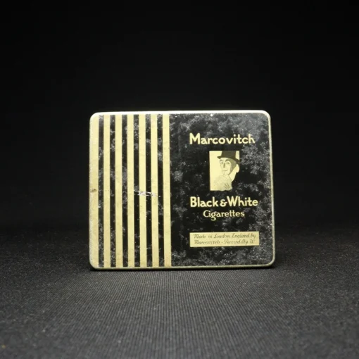 marcovitch cigarettes tin box front view