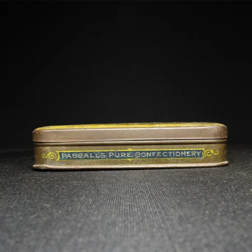 pascals pure confectionery tin box side view 1