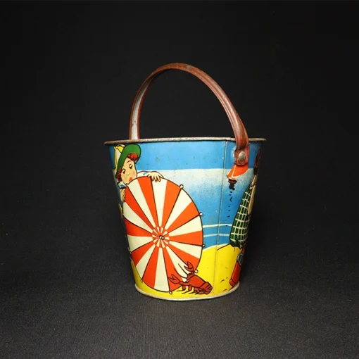 seaside sand pail bucket collectible side view 4