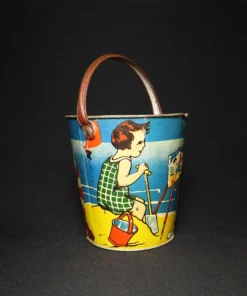 seaside sand pail bucket collectible side view 5