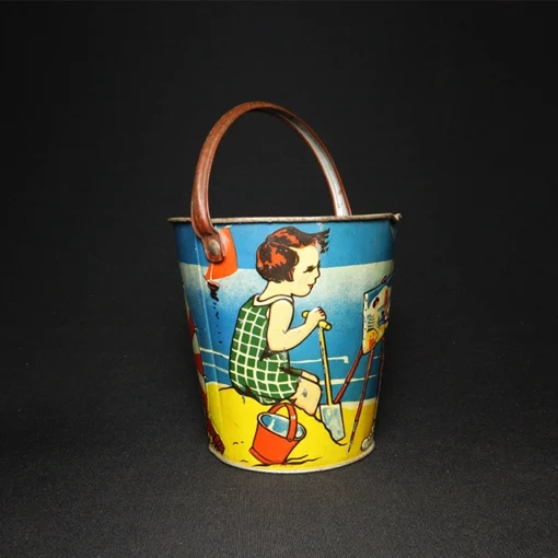 seaside sand pail bucket collectible side view 5