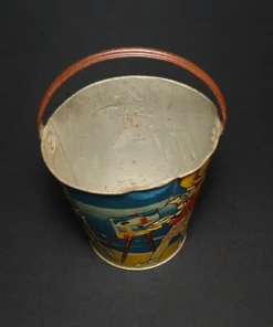 seaside sand pail bucket collectible top view
