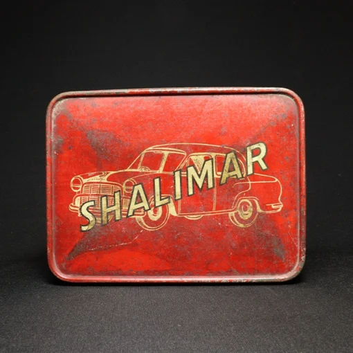 shalimar suspension kit tin box front view