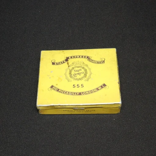 state express cigarettes 555 tin box II top view