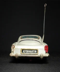 tin toy aston martin car back view
