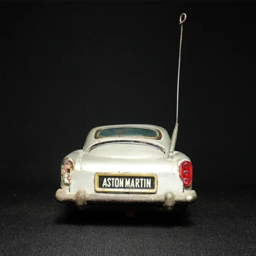 tin toy aston martin car back view