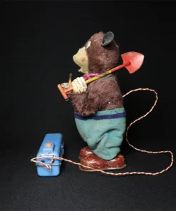 tin toy bear side view 2