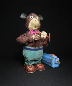 tin toy bear side view 3