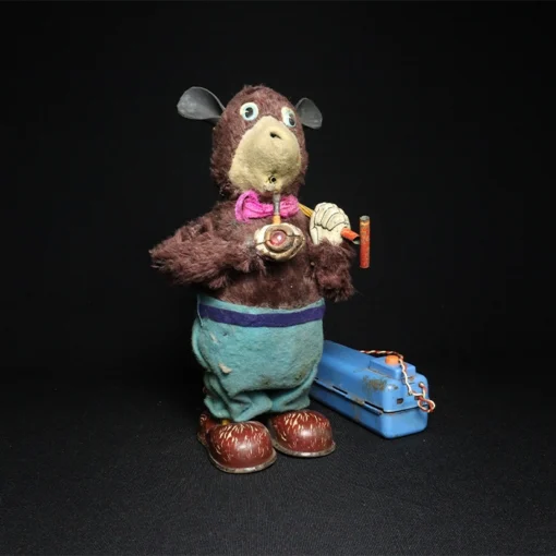 tin toy bear side view 3