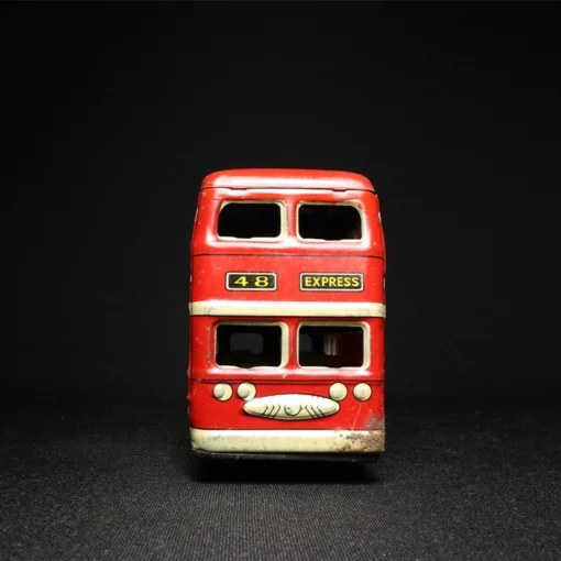 tin toy bus IV front view