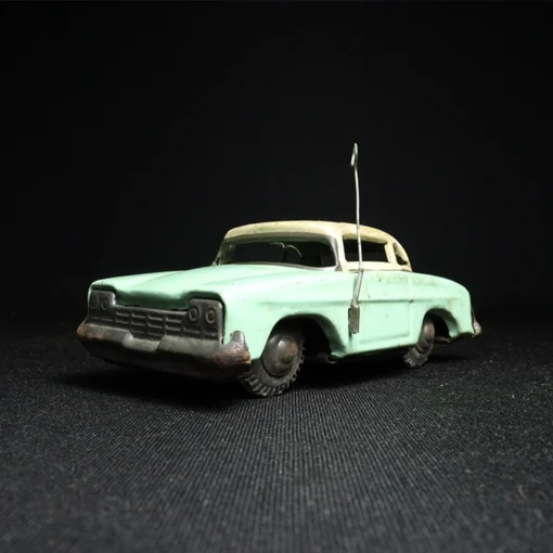 tin toy car taxi side view 1