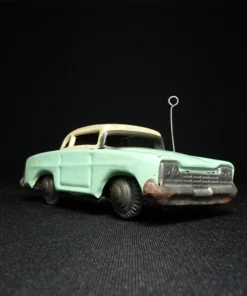 tin toy car taxi side view 2
