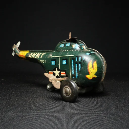 tin toy helicopter side view 2