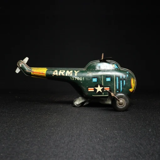 tin toy helicopter side view 4