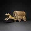 tin toy horse cart side view 1