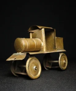 tin toy model train engine side view 1