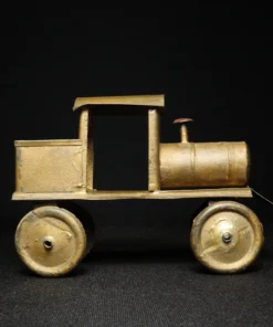 tin toy model train engine side view 4