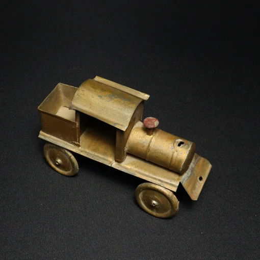 tin toy model train engine top view