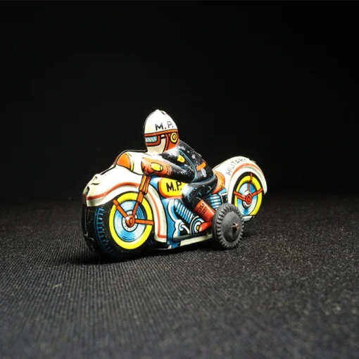 tin toy racer bike side view 1