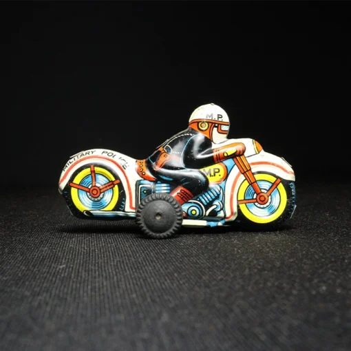 tin toy racer bike side view 4