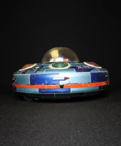 tin toy space ship II side view 1