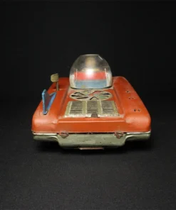 tin toy space ship back view