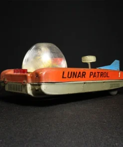 tin toy space ship side view 1