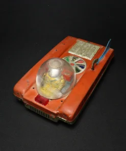 tin toy space ship top view