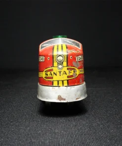 tin toy train II front view
