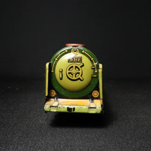tin toy train engine II front view